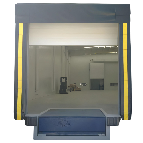 Sello de Andén Cabezal Cortina para Puerta de 8'x9' con Proyección de 10” 