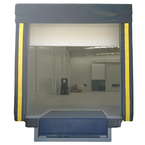 Sello de Andén Cabezal Cortina para Puerta de 8'x9' con Proyección de 10” 