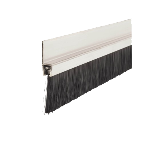Cepillo Guardapolvo con Cerdas de Nylon de 1.5" y Perfil Vertical de Aluminio de 3 Metros